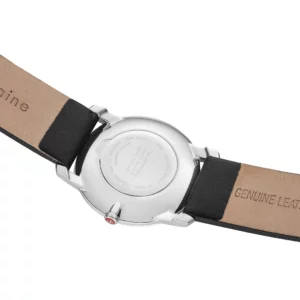 Simply Elegant Black Leather, 36 MM
